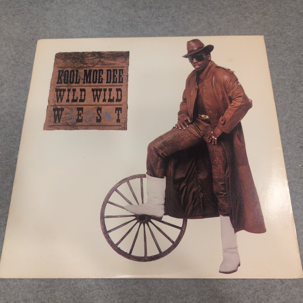 Kool Moe Dee Wild Wild West 12" Vinyl Single 1988 Jive Records 1086-1-JD VG